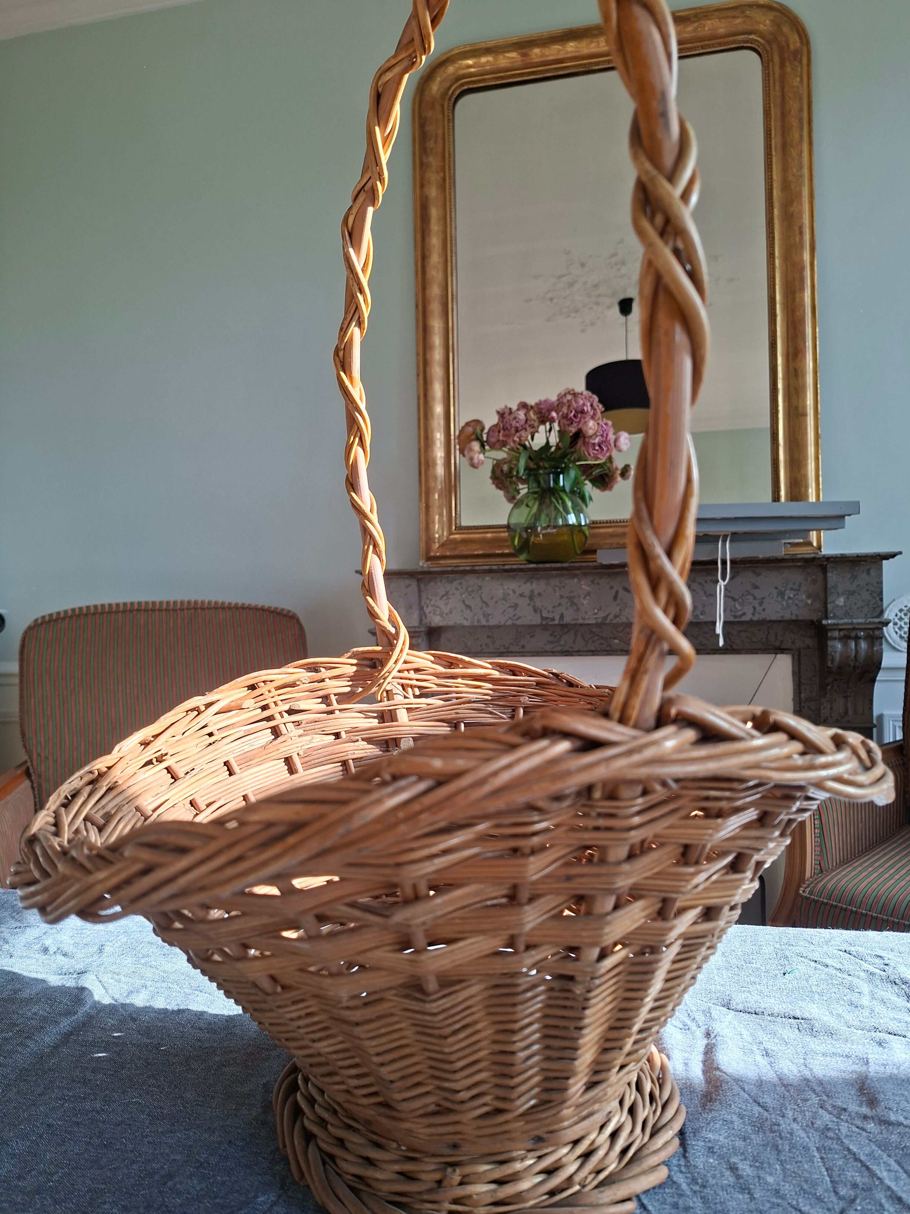 Willow flower basket