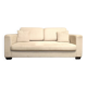Off-white 3-seater sofa