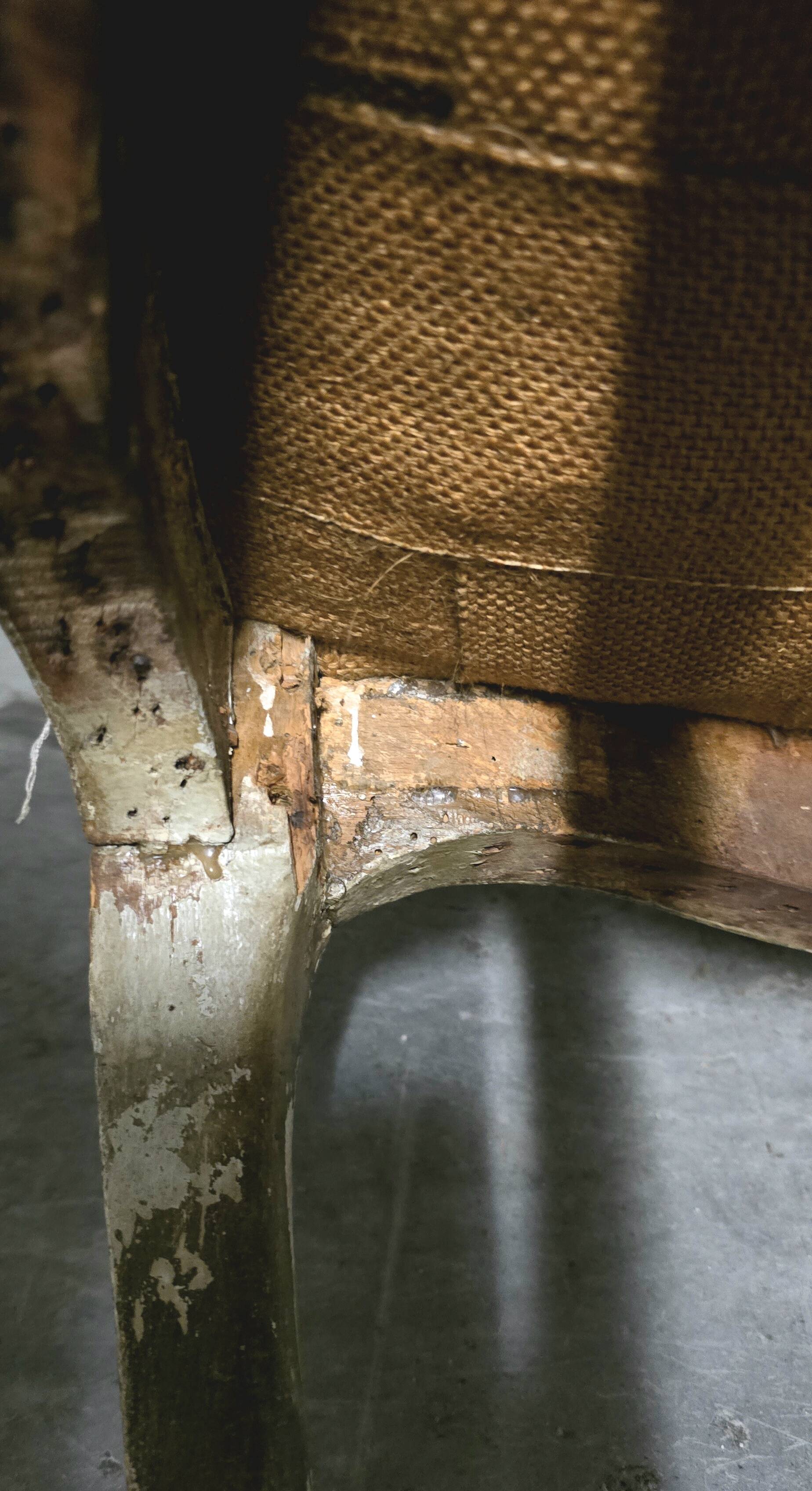 Pair of Louis XV cabriolet armchairs, 18th century