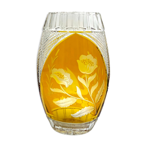 vase en cristal, Pologne,
