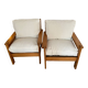 Paire de fauteuil en pin