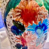 Ceramic vase Vallauris 1950 vintage Marius Bessone