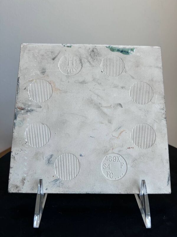 Carreaux en céramique Gilliot à motif abstrait œil, Belgique 1960