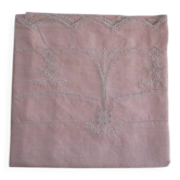 Antique embroidered tea tablecloth 116x116cm