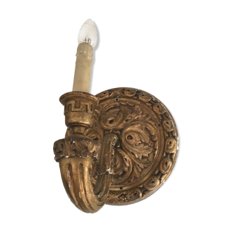Sconces in gilded wood