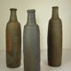 Set of 3 antique stoneware bottles from Ger