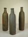 Set of 3 antique stoneware bottles from Ger