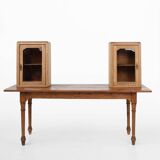 Rustic French table display cabinet, ca. 1900