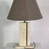 Vintage marble and brass lamp