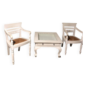 Salon de jardin colonial