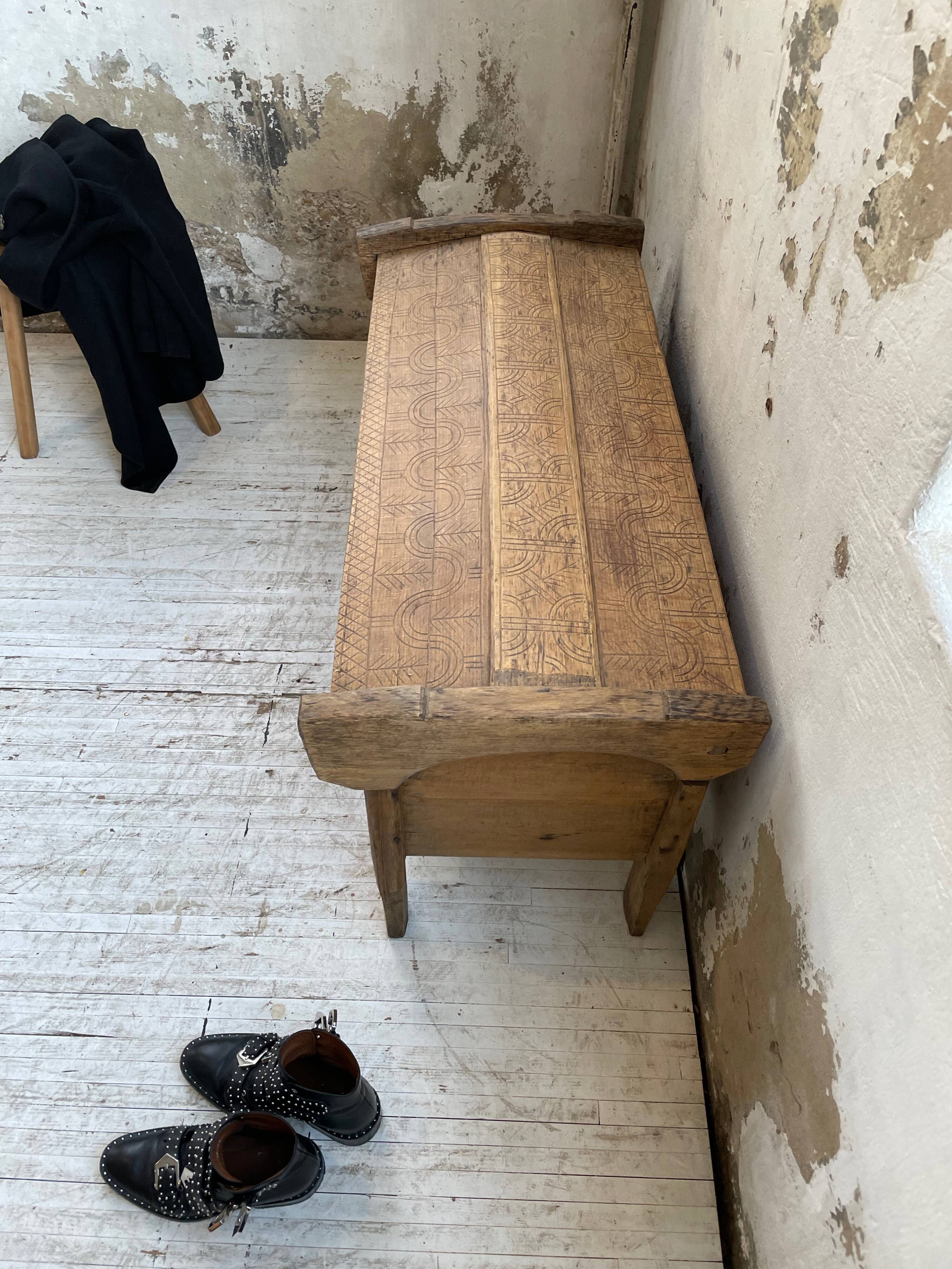 Shepherd's chest Vosges 1900 popular art