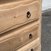 Vintage Bibus Louis XV commode renovated in oak from the 1950s.