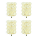 Set of 4 Mid-Century Bubble Glass Wall Lights - H. Tynell, Limburg, 1960s