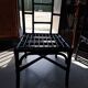 4 fauteuils en rotin noir