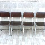 ♻️Set of 4 chairs Vintage and design Marko Kooistra