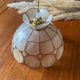Suspension vintage en nacre et laiton