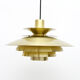 Mid century Jeka pendant lamp, Denmark 1970s