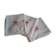 Serviettes de toilette monogrammées beau coton