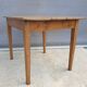 Office table campaign XIXth solid oak