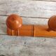 Bamboo-style coat hanger