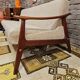 Danish teak Scandinavian sofa armchair set 1960