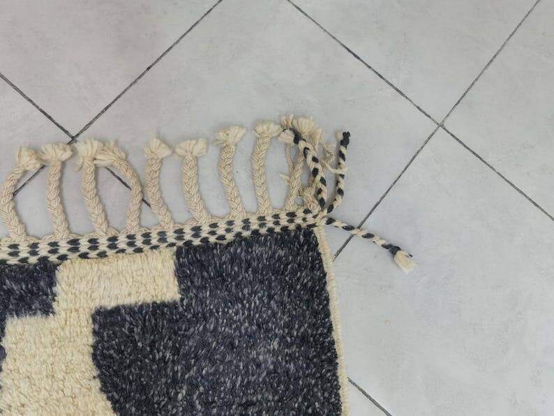 Moroccan runner rug size 75 x 300 cm