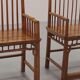 Rare Hongmu comb-back armchairs, hand-carved, late Qing dynasty, Asia