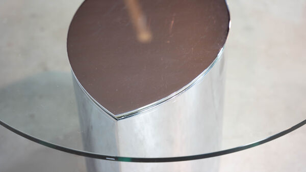 Table basse ''Lunario'' en italien par Cini Boeri pour Gavina