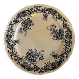 Assiette bleue en porcelaine vintage Villeroy & Boch Valeria