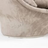 "Karaté" armchair in velvet by Michel Cadestin for Airborne, circa 1970.