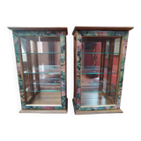 Small wall display cases