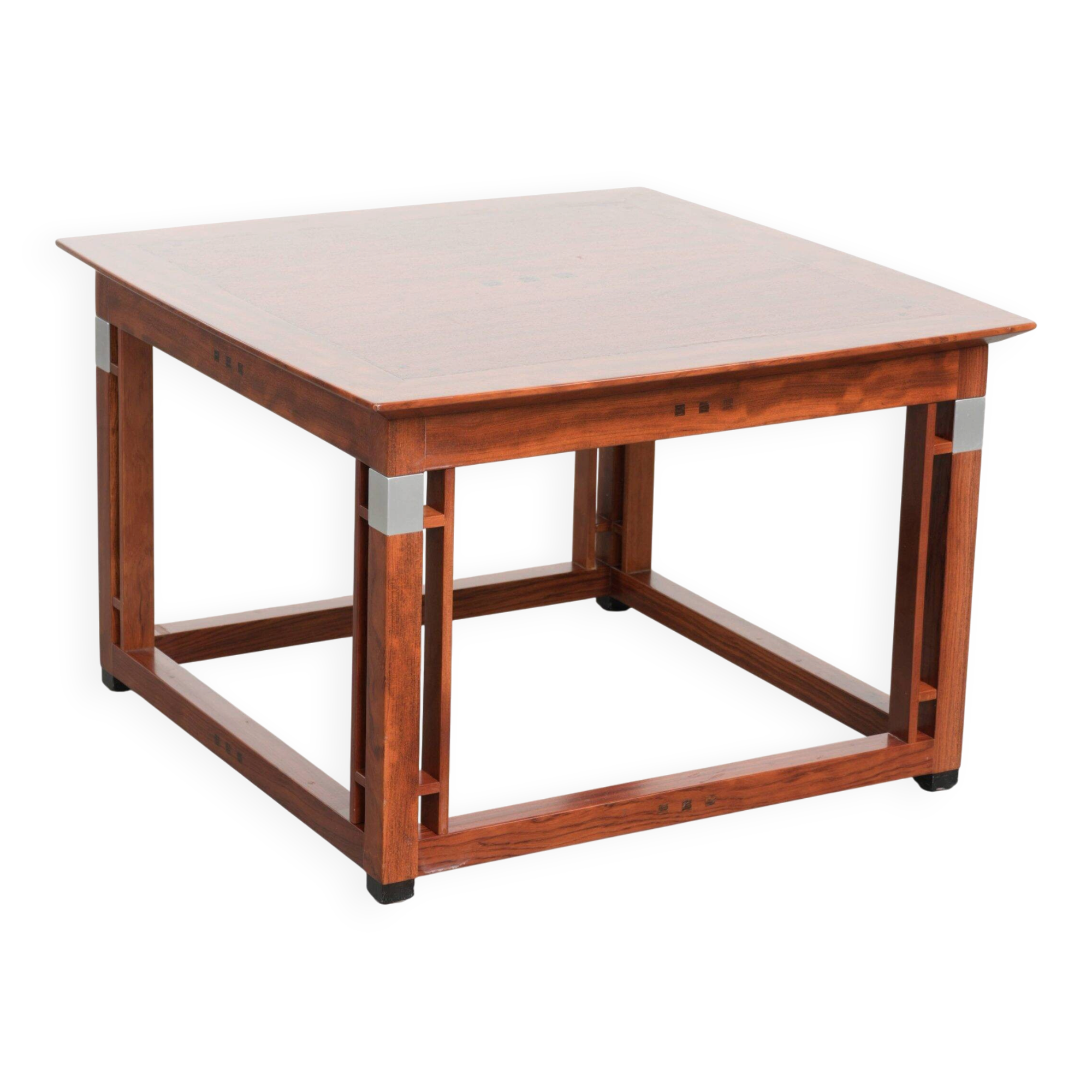 Table d'appoint/café design Art Déco carrée