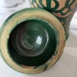 Sculpted terracotta pot