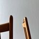 Vintage set of dining chairs with new upholstery, 60 dining.
