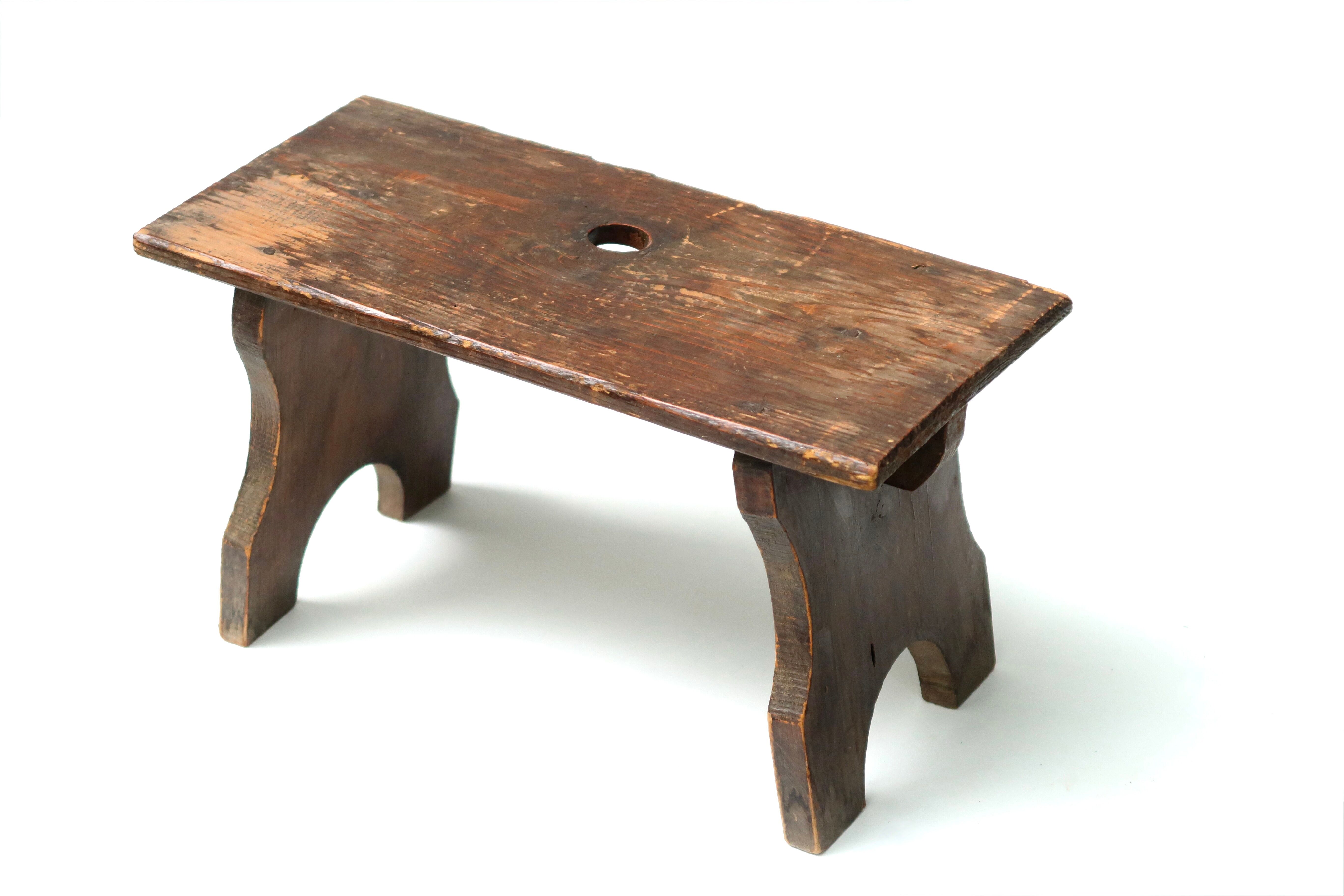 Wooden walking bench, 50s