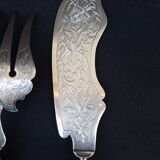 Service a fish, silver channel, 19th century