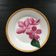Hand-painted flower decoration plate