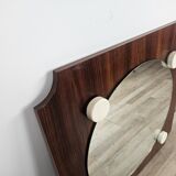 Vintage 70s teak mirror