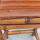 Vintage bamboo plant stand stool