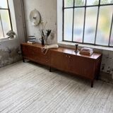 Enfilade teck XL années 60 constructiviste