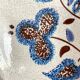 Assiettes à dessert  années 70 fleurs