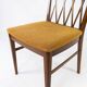 Set of six chairs in walnut 40s