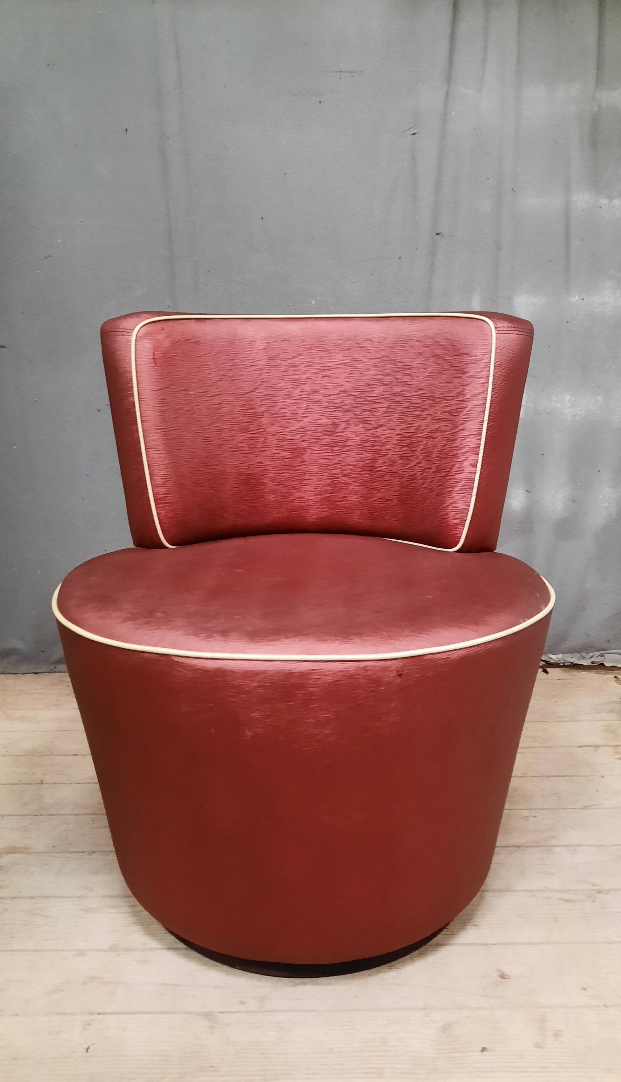 Vintage red armchair