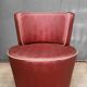 Fauteuil vintage rouge