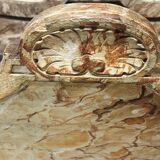 Large painted wooden planter, 19th century