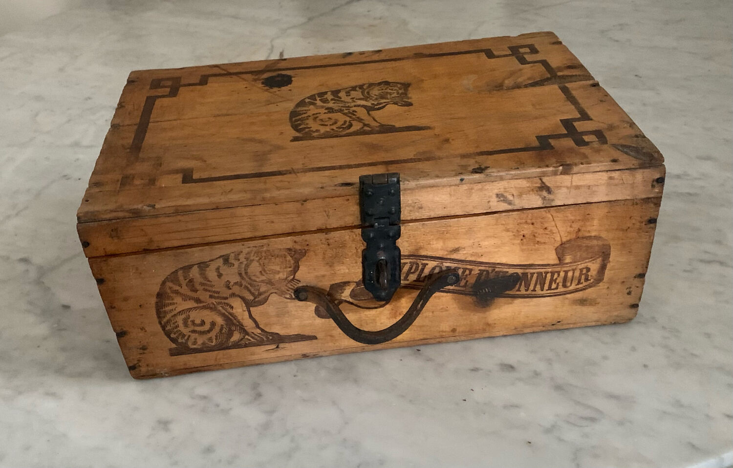 Advertising chest box