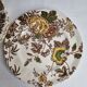 Set of 6 flat plates Mason's (England) chantilly model, 22.5 cm