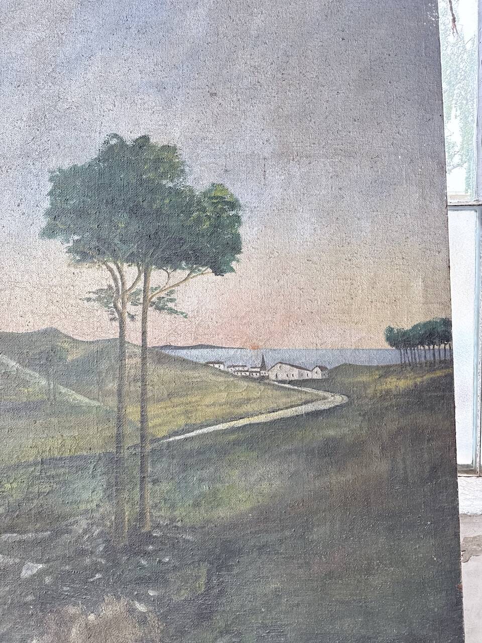 Giant XXL theatre painting 1950