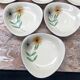 Set of 7 antique St. Clement Sirius pattern ceramic plates