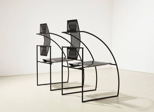 Chaises Quinta de Mario Botta pour Alias Italie 1986